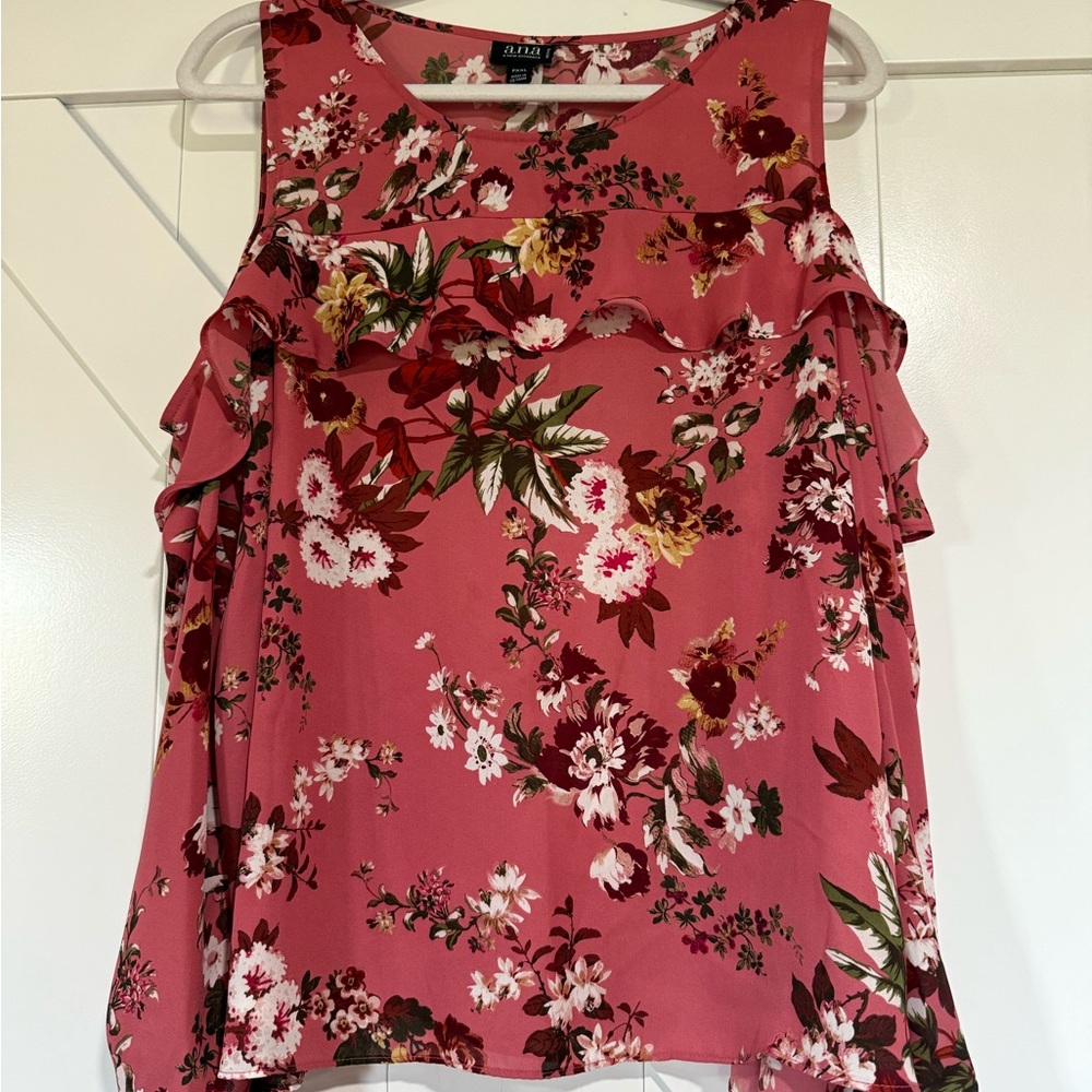Floral Open Shoulder Long Sleeve  Top - Pink and Burgundy